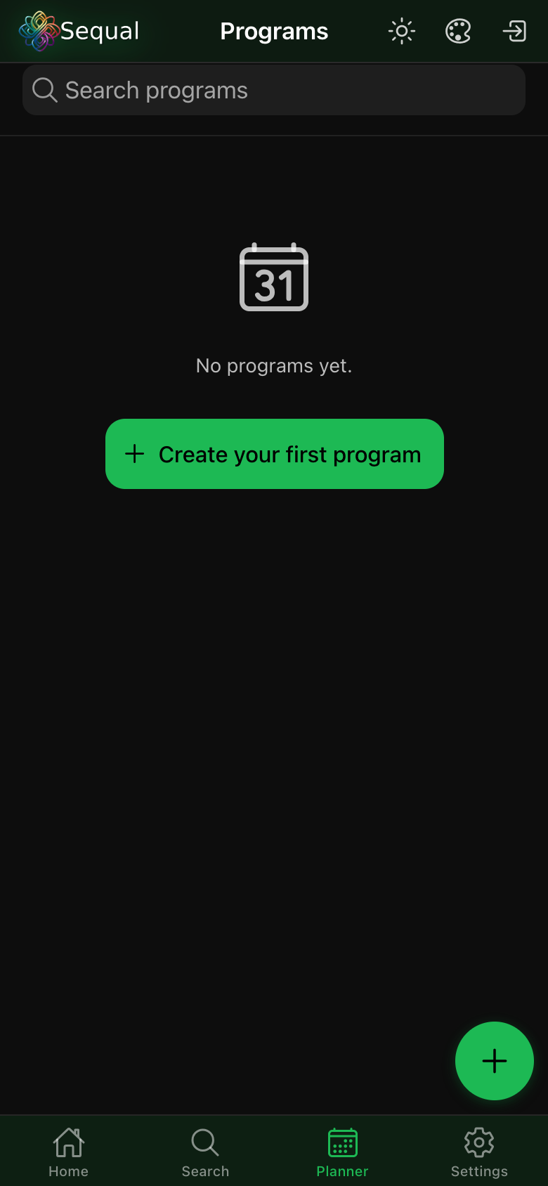 The Sequal program planner